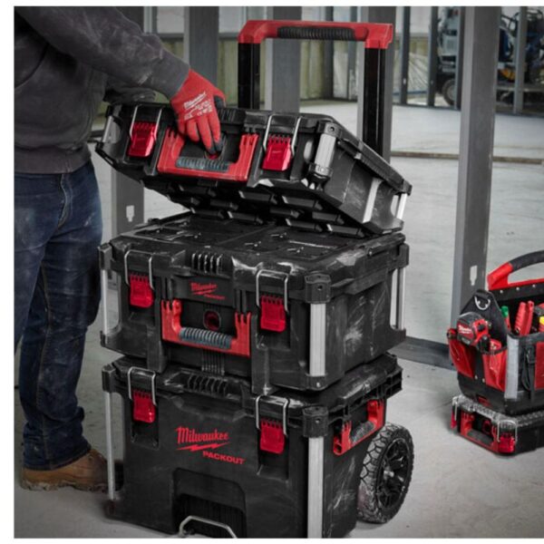 CONJUNTO PACKOUT™ MILWAUKEE 3 Piezas - Sistema Modular de Almacenamiento Profesional - Imagen 3