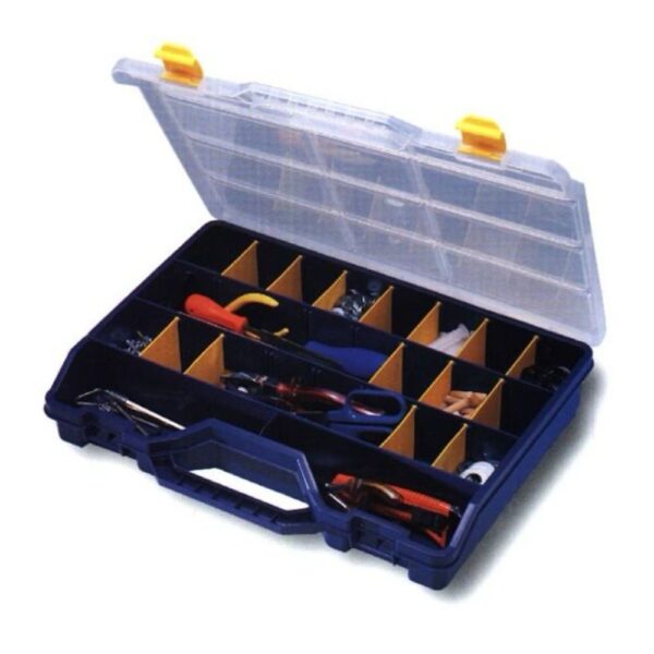 ESTUCHE CLASIFICADOR TAYG 47-26 CON 21 SEPARADORES Móviles | 460x350x81 mm | Polipropileno Resistente - Imagen 2