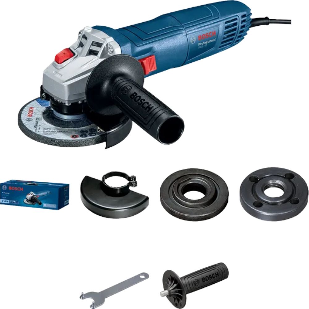 MINIAMOLADORA ANGULAR 720W Disco 115mm BOSCH GWS 700 PROFESIONAL - Imagen 3