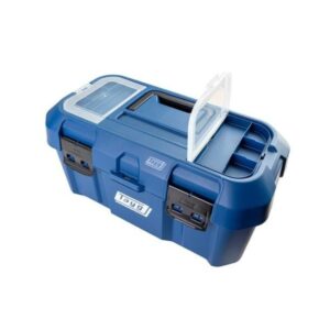 CAJA HERRAMIENTAS PLASTICO TAYG Nº 46 AZUL - Cierres Metálicos | 499x279x254mm | Con Bandeja Interior