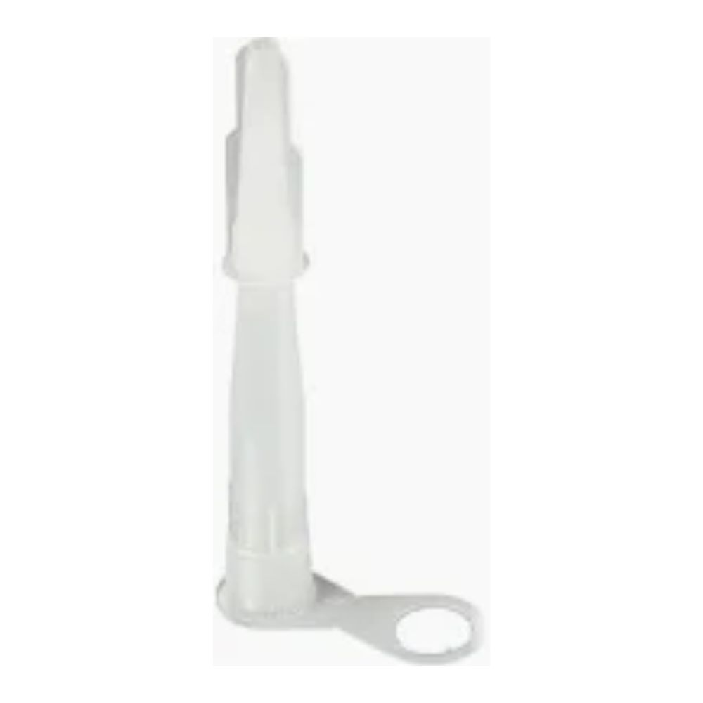 BOQUILLA SILICONA TRANSPARENTE CON TAPON – Accesorio para Cartucho Sellador