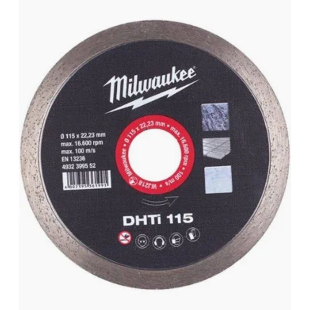 DISCO DIAMANTE CONTINUO DHTI PORCELANICO Ø 115 MM