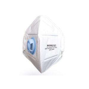 MASCARILLA PLEGABLE VERTICAL FFP3 NR D CON VALVULA METAL FREE